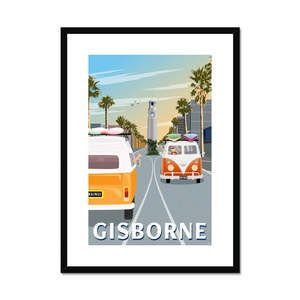Framed Posters: Gisborne - Daytime Framed & Mounted Print