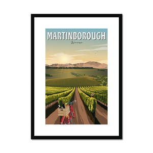 Framed Posters: Martinborough Vines Framed & Mounted Print