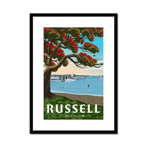 Framed Posters: Russell Wharf Framed & Mounted Print