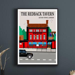 The Redback Tavern Travel Poster, London
