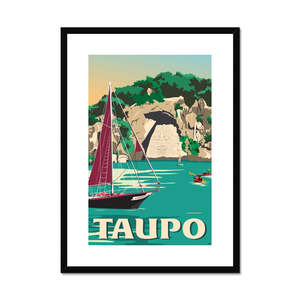 Taupo: Taupo Framed & Mounted Print