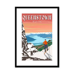 Queenstown The Remarkables: Queenstown - The Remarkables Framed & Mounted Print