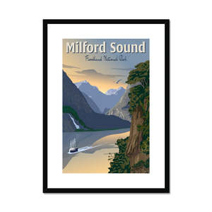 Milford Sound: Milford Sound Framed & Mounted Print