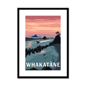 Bay Of Plenty: Whakatane Framed & Mounted Print