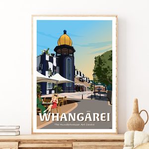 Whangārei - The Hundertwasser Art Centre - Travel Poster, New Zealand