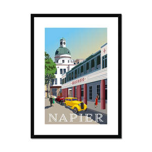 Napier Framed & Mounted Print