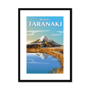 Taranaki Framed & Mounted Print