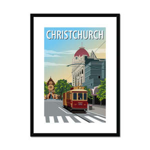 Canterbury Can: Christchurch Framed & Mounted Print