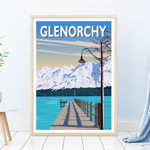 Otago Ota: Glenorchy Wharf in Winter, New Zealand