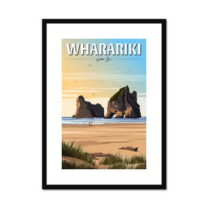 Wharariki Golden Bay Framed & Mounted Print