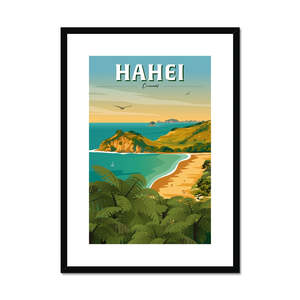 Framed Posters: Hahei Framed & Mounted Print