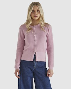 Jagger Button Cardi - Pink