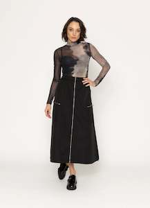 Sweatshirts Jumpers And Crews: KAELAN SKIRT -BLACK