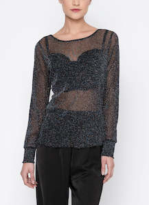 Two By Two: Solari Top Silver Lurex