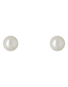 Gregory Lander Stud Earrings 10mm in Pearl G0041410(smallest)