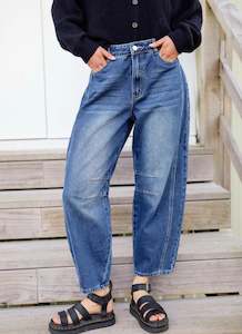 Mi Moso: Barrell Jean Blue