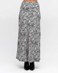 Paper Heart Zebra Print Skirt