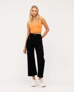 Pre Order: Paper Heart Wide Leg Jean Black -pre order Due June 15