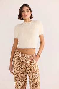 Mink Pink: CLOVER FLUFFY KNIT TEE