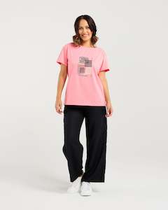 Zafina: Livia T-shirt-Pink