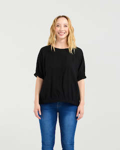 Elena T-shirt-Black