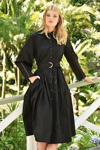 Coop: SHAKES & LADDERS Dress-Black-LOOKING POLISHED