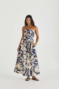 Sass: Jana Strapless Dress - Wild Orchid