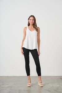 Caju: CZ1099-2 WAY TANK-OFF WHITE