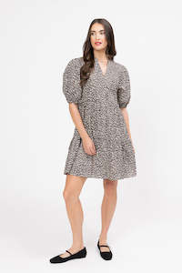 REFLECTIVE DRESS-COFFEE SAFARI