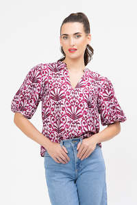 Seeking Lola: VACATION TOP-Plum