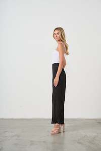 HF2699 WIDE LEG PANT-BLACK