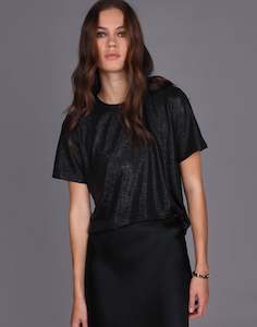 Metallic Icon Tee -Black