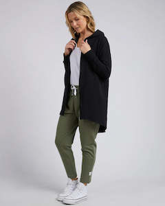 Sweatshirts Jumpers And Crews: MARA ZIP HOODIE-black