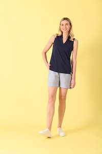 Charlie Jane: Otara shorts -navy stripe