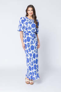 SPARKLING DRESS-SAPPHIRE BLOOM