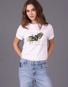 Storm: STORM Rebel Print Tee -White