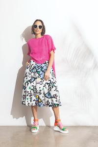 Two By Two: Tanya Shirt-hot pink