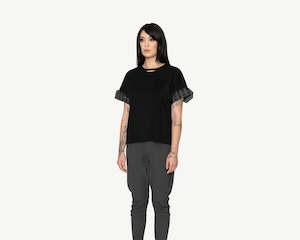 Bone And Arrow: Bone & Arrow Bone & Arrow Aeris Top-Black