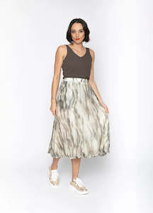 Blacklist Narla Skirt - Dune Print