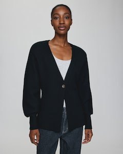 Msch Copenhagen: MSCH EUGINA RACHELLE CARDIGAN -BLACK