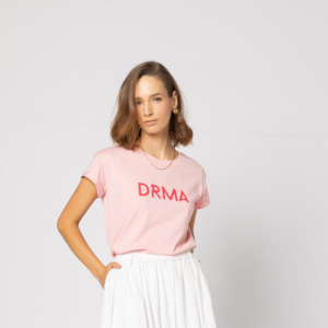 DRAMA TEE-PINK/RED