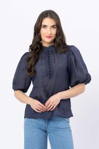 NINA BLOUSE-INK