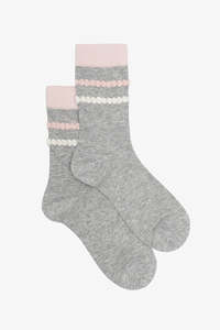 New Arrivals: Grey & Blushline Sock