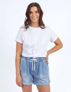 New Arrivals: Knot Tee -White