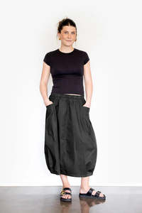 ANTLER CYRUS SKIRT-BLACK