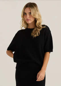 Sass: TOP SELLER-CHERRI TEE-Black