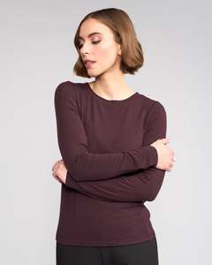 K23068 Hero Knit Top-Raisin