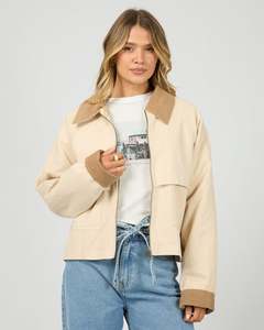 All About Eve: ALL ABOUT CHICAGO JACKET-Vanilla
