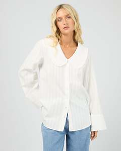 ALL ABOUT LILAH SHIRT-white