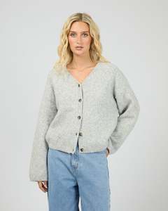 All About Eve: ALL ABOUT NOVA CARDIGAN-grey marle